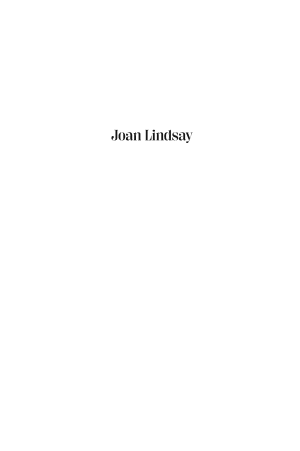 Joan Lindsay
