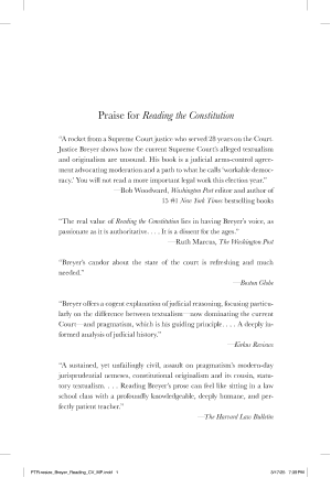 Reading the Constitution