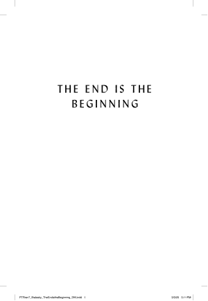 The End Is the Beginning