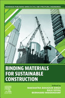 Binding Materials for Sust. Constr.