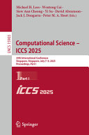 Computational Science – ICCS 2025