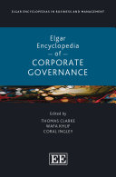 Elgar Encyclopedia of Corporate Governance