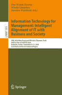Information Technology for Management: Intelligent Alignment of IT with Business and Society