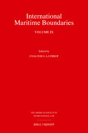 International Maritime Boundaries