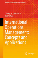 International Operations Management: Concepts and Applications