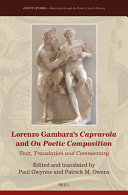 Lorenzo Gambara's Caprarola and on Poetic Composition