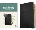 NLT Large Print Thinline Center-Column Reference Bible, Filament Enabled (Leatherlike, Black Holy Windows, Indexed, Red Letter)