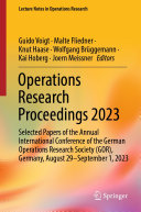 Operations Research Proceedings 2023
