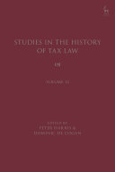 Studies in the History of Tax Law, Volume 12