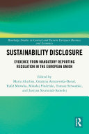 Sustainability Disclosure