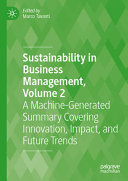 Sustainability in Business Management, Volume 2